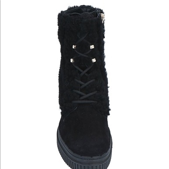 Tod’s Gomma Leon Genuine Shearling Lined Suede Boot Size 39 Made in Italy - Picture 7 of 15